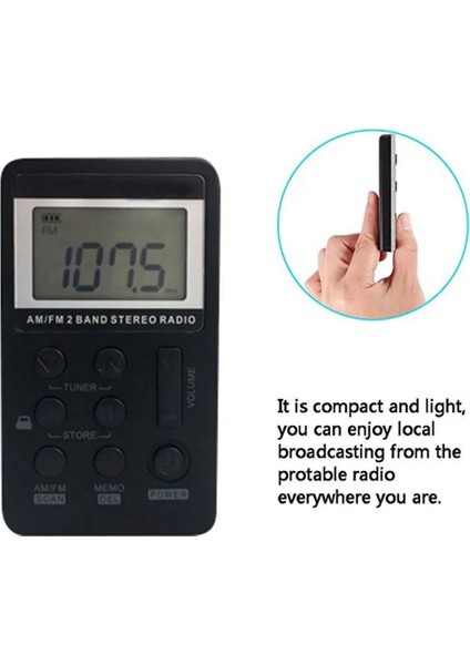 Gümüş 2021 Sıcak Mini Taşınabilir Radyo El Dijital Am Fm USB Tf Mp3 Çalar Hoparlör Şarj Edilebilir (Yurt Dışından) modelleri