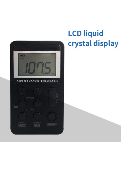 Gümüş 2021 Sıcak Mini Taşınabilir Radyo El Dijital Am Fm USB Tf Mp3 Çalar Hoparlör Şarj Edilebilir (Yurt Dışından) fırsatları