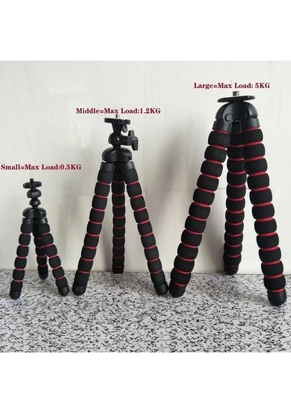 M Maksimum Yük 1.2 kg Kamera Aksesuarları Sünger Iphone Tripod Canon Nikon Sony Gopro Hero 8 7 6 Mobil Yüksek Kaliteli Ahtapot Esnek Tripod Standı (Yurt Dışından)