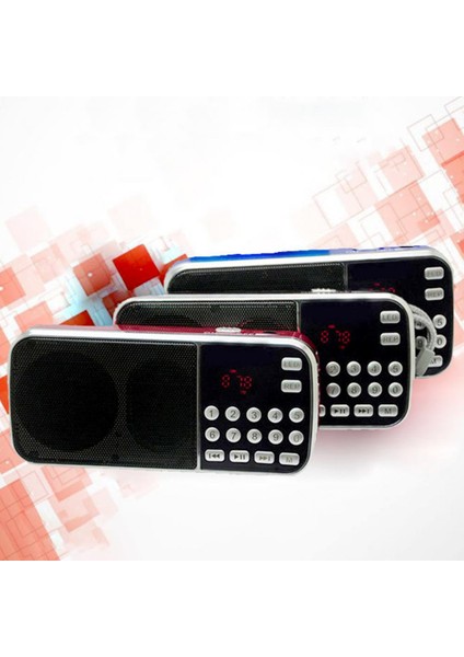 Kırmızı Y-501 Fm Radyo Dijital Destek Tf Kart USB Aux Taşınabilir LED El Feneri Ses Müzik Çalar Hoparlör Cep Telefonu Için (Yurt Dışından) fırsatları