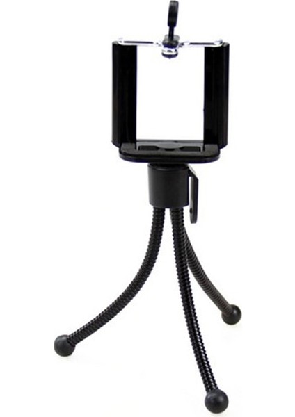 Sünger Tripod Siyah Mini Esnek Sünger Tripod Ahtapot Hortum Tripod Standı Samsung Xiaomi Huawei Cep Telefonu Akıllı Telefon Tripod Kamera Aksesuarı (Yurt Dışından) indirimleri