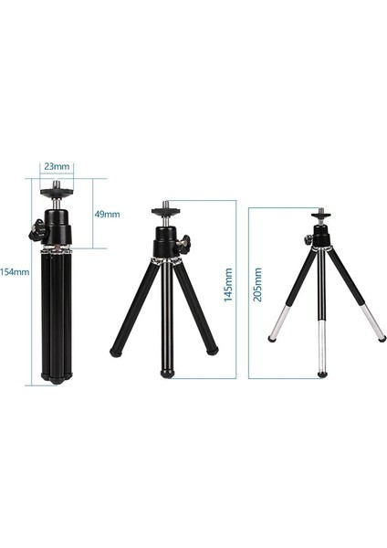 Siyah Clip1 Telefon Akıllı Telefon Için Masa Tripod Mini Tripod IPhone Için Işkembe Cep Telefonu Tutucu Klip ile Mobil Kamera Tripod Standı (Yurt Dışından) indirimleri