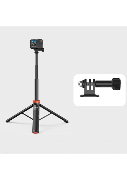 Tripod Selfie Sopa Tripod Gopro Hero 11 10 INSTA360 Eylem Kamera Tripodları Selfie Sopa El Sapları Uzatma Çubuğu Gopro Aksesuarları (Yurt Dışından)