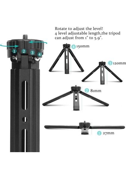 Set3 Nagnahz Masaüstü Tripod Takviyeli Alaşım Standı Ağır Ekipman Projektörleri Için Metal Bilyalı Kafa ile Dsrl Kamera Monopod Telefon (Yurt Dışından)