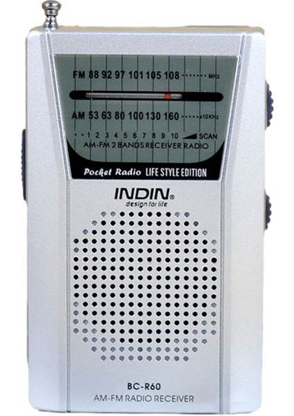 Gümüş Taşınabilir Cep Dijital Radyo Am/fm Stereo Dahili Hoparlör Evrensel Teleskopik Anten Mini Dünya Alıcısı R60 Yüksek Kalite (Yurt Dışından) modelleri