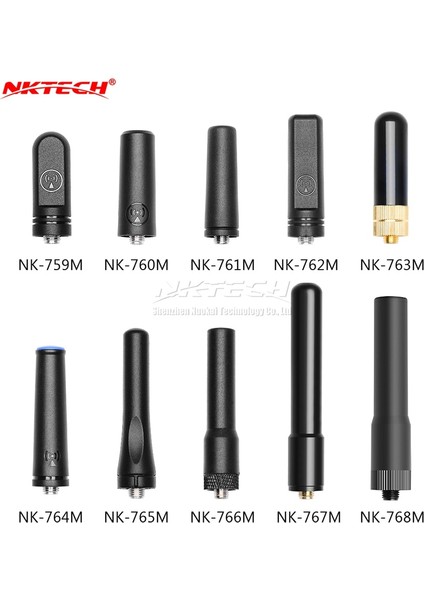 NK-761M 8W 45MM Nktech Radyo Anteni Sma-Dişi Çift Bant Baofeng Pofung DM-1701 DM-1801 Dm-5r Uv-5r Artı V2 Uv-82 Gt-3tp Gt-5tp Uv-9r Uv-S9 (Yurt Dışından)