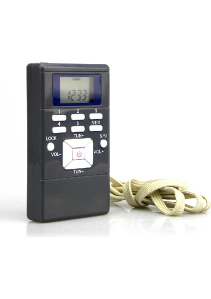 Jınserta Taşınabilir Mini Radyo Frekans Modülasyonu Dijital LED Ekran Radyo Alıcısı Sinyal Işleme + Kulaklık + Kordon (Yurt Dışından) modelleri