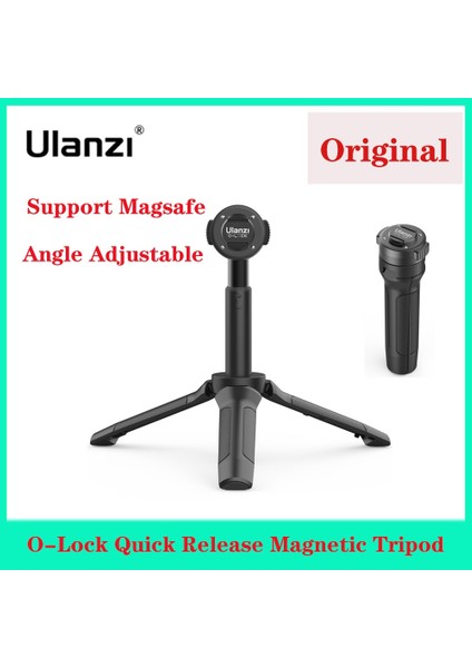 Tripod Ulanzi O-Lock Tripod Quick Release Manyetik Tripod Açısı Ayarlanabilir Destek Magsafe Akıllı Telefon Tripodları Video Fotoğrafçılığı Için (Yurt Dışından)