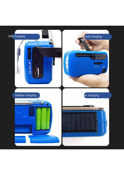 Turuncu 1200 Mah Çok Fonksiyonlu El Radyosu Güneş Krank Dinamo Enerjili Am/fm/sw Radyo Kullanımı Acil Durum LED El Feneri Güç Bankası (Yurt Dışından) modelleri