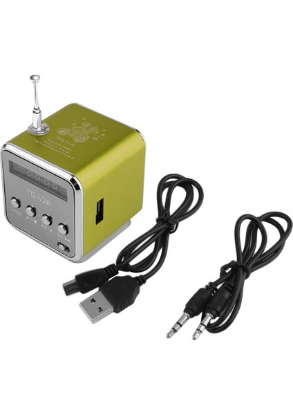 Mavi Taşınabilir Mp3/4 Fm Radyo, Mikro USB Bluetooth Alıcısı Mp3 Müzik Çalar Dahili Ses Arabirimi Hoparlör LCD Stere (Yurt Dışından) fırsatları
