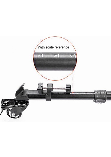 Siyah Esnek Kullanışlı Kamera Fotoğrafçılığı Video Tripod Tabanı Tekerlekler ile Tripod Tabanı Evrensel Stüdyo Için (Yurt Dışından)