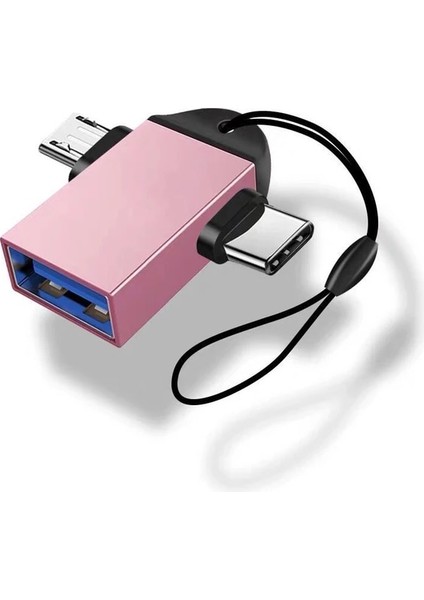 Kordon ile 2021 2'si 1 Arada Tip-C Mikro USB Otg Adaptörü Android Için Huawei USB 3.1 Veri Iletim Dönüştürücüleri Tablet Sabit Disk Sürücüsü Telefon Için (Yurt Dışından)