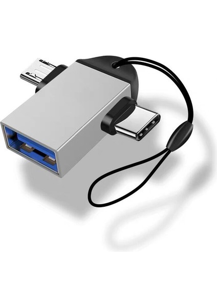Kordon ile 2021 2'si 1 Arada Tip-C Mikro USB Otg Adaptörü Android Için Huawei USB 3.1 Veri Iletim Dönüştürücüleri Tablet Sabit Disk Sürücüsü Telefon Için (Yurt Dışından)