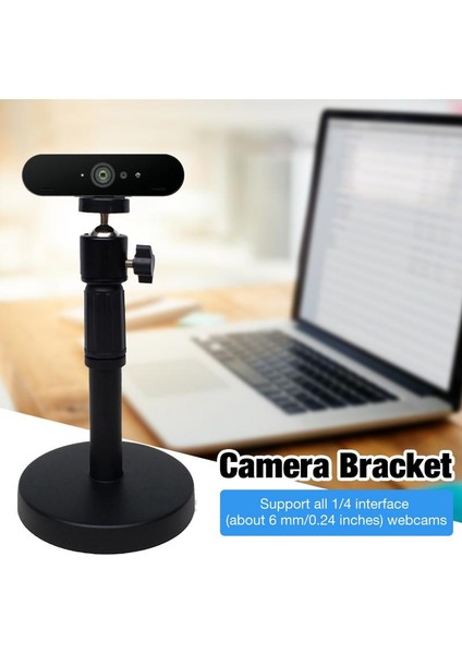 Siyah Masa Web Kamerası Desteği Standı Masaüstü Web Kamera Tutucu Dağı Mafsallı Destek Işkembe Logitech Web Kamerası Tripod Web Kamerası Kolu (Yurt Dışından)