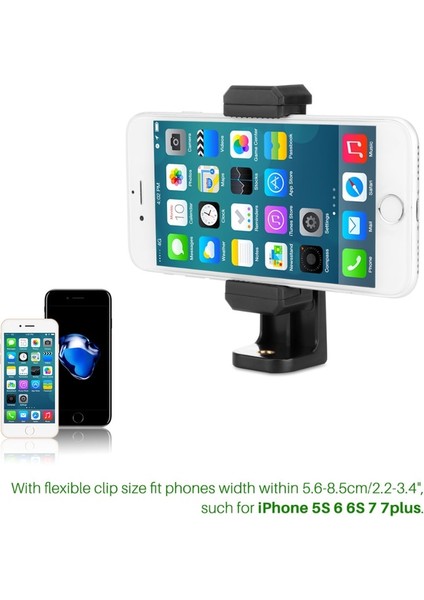 Evrensel Montaj 360 Derece Döndür Cep Telefonu Standı Dikey Braket Akıllı Telefon Klip Tutucu IPhone x Samsung Xiaomi Için 360 Adaptör Tripod Montajı (Yurt Dışından) fırsatları