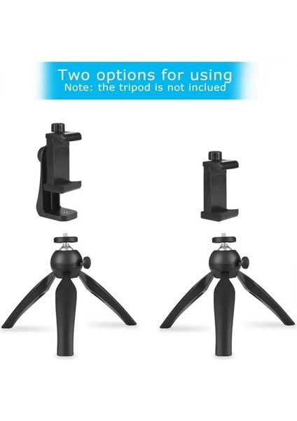 E Klip Evrensel Cep Telefonu Klip Braketi Tutucu Montaj 1/4 Vidalı Sıcak Ayakkabı Telefon Klip Tripod Monopod iPhone Samsung Xiaomi Için Standı (Yurt Dışından)