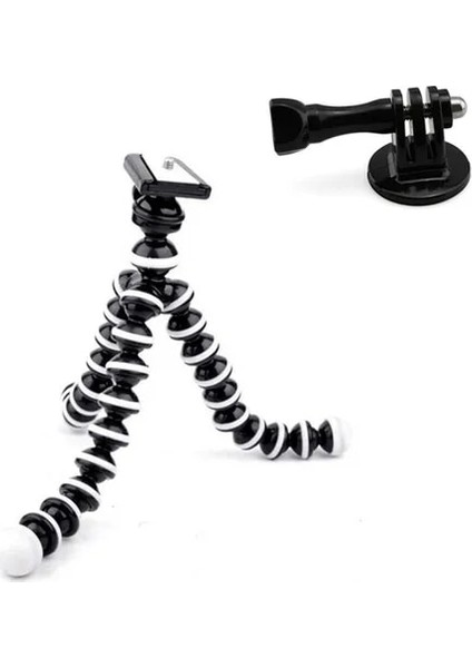 Tripod 4 Hongdak Ahtapot Esnek Tripod Standı Uzaktan Kumanda Küçük Boy Eylem Kamera Masa Masası Cep Telefonu Aksesuarı (Yurt Dışından)