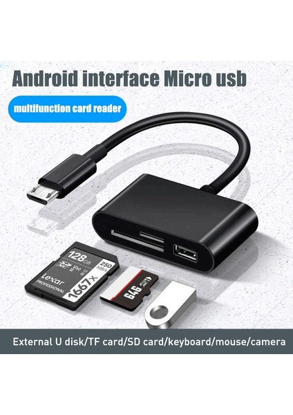 Mikro 3'ü 1 Arada Beyaz Sd Kart Okuyucu USB C Kart Okuyucu 3'ü 1 Arada USB Tf/mirco Sd Akıllı Bellek Kartı Okuyucu Tip C Otg Flash Sürücü Kart Okuyucu Adaptörü (Yurt Dışından) modelleri