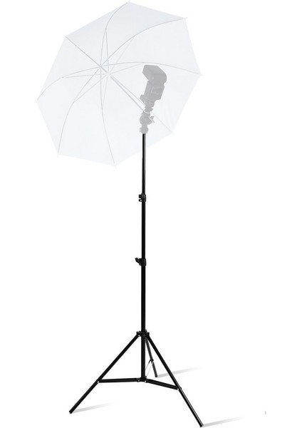 Fotoğraf Stüdyosu Softbox Video Flaş Şemsiye Reflektör Aydınlatma Için 1/4 Vida Kafalı 2m Işık Standı Tripod (Yurt Dışından) fiyatları