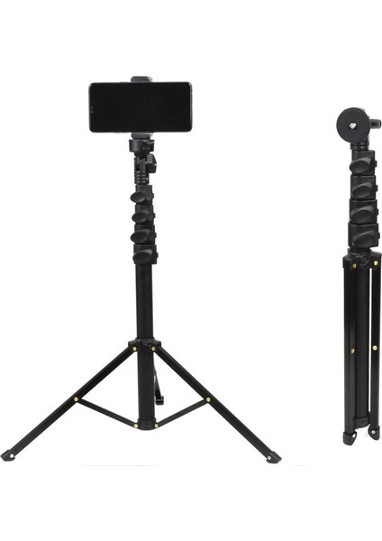 B Seti Açık Tripod Cep Telefonu Tripod Taşınabilir Beş Bölümlü 1.6 M Canlı Görüntüleme Panoramik Kamera Braketi (Yurt Dışından)