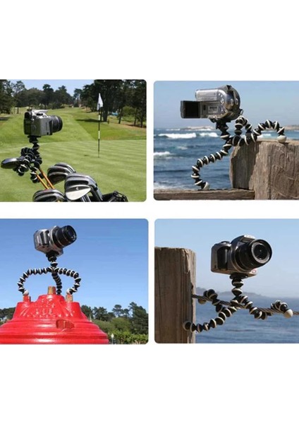 01 M L Boyutu Esnek Tripod Standı Mini Gorillapod Monopod Ahtapot Tripodlar Gopro Dijital Kamera Canon Nikon Cep Telefonu Için (Yurt Dışından)