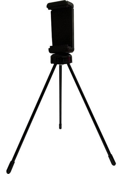 E Klip 14/19/25CM Taşınabilir Mini Demir Tripod, Başucu Masaüstü Metal Telefon Tutucu, 1/4 Vida Arayüzü, Küçük, Hafif ve Katlanabilir (Yurt Dışından)