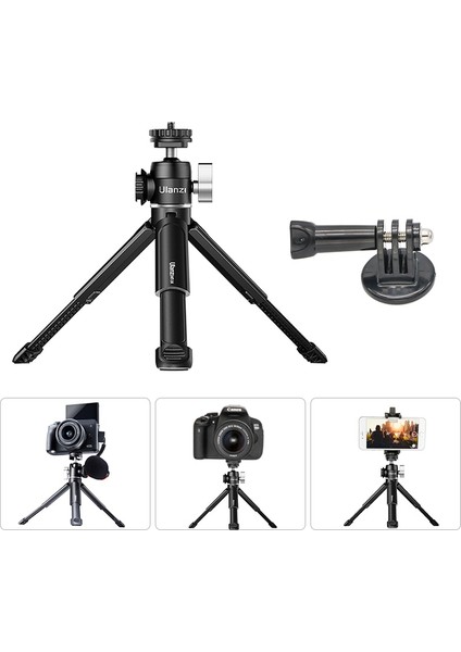 Mavi Ulanzi Uzatın Vlog Tripod Soğuk Ayakkabı Kolu Kavrama Canon G7X Mark Iıı M6 Mark Iı Sony RX100 Vıı A6400 A6100 A6600 Mobil Tripod (Yurt Dışından) indirimleri