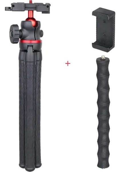 Telefon Tutucu Ekle Telefon Cep Kamerası Için Tripod Ahtapot Tutucu Akıllı Telefon Selfie Sopa Esnek Mini Tripod Cep Telefonu Standı Gopros Top Kafa DT45 (Yurt Dışından)