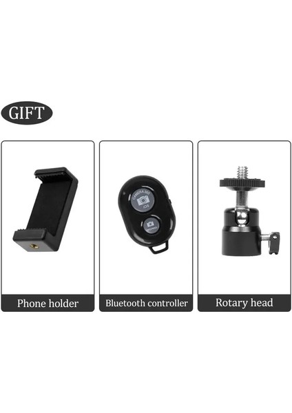 Cep Telefonu Tutucu Esnek Kaz Boyun Tipi Stand 360° Dönüş Uzun Kol Masa Braketi Halka Işık, Mikrofon, Video Çekimi Için Mobil Kelepçe (Yurt Dışından)