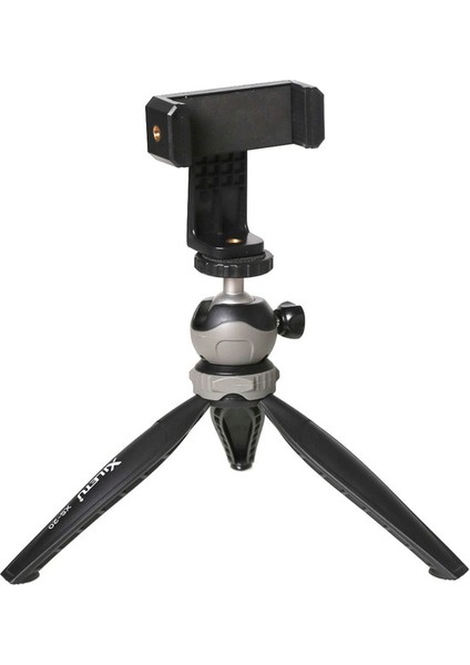 Xs-20 ve XJ-360A Xıletu Xs-20 Mini Masaüstü Küçük Telefon Standı Vlog Aynasız Kamera Için Masa Üstü Tripod Ayrılabilir Top Kafalı Akıllı Telefon (Yurt Dışından)