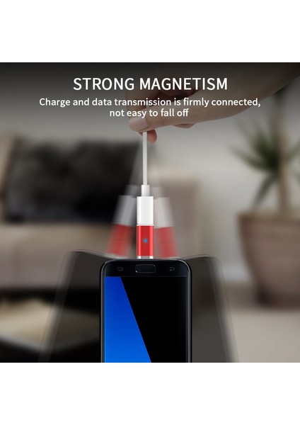 Mikro USB Manyetik Adaptör Ios Ios IPhone 14 13 12 11 Pro Max 8 7 Artı Xr Xs Max Manyetik Şarj Tarihi Kablosu 4 Renk Sıcak (Yurt Dışından) fiyatları