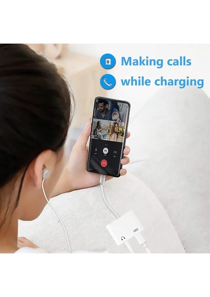 Çift Tip-C Bağlantı Noktası C Tipi Adaptörler Samsung Galaxy S22 S21 Not 20 Ultra Not 10 Artı iPad Pro USB C - 3 5 mm Jack Aux Splitter Kablo Dac Typec (Yurt Dışından)