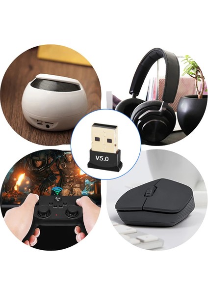 2 Adet Orzerhome USB Bluetooth Adaptörü Dongle 5.0 Kablosuz Bluetooth Hoparlör Ses Alıcısı Aux Bluetooth Verici Pc Dizüstü Bilgisayar Için (Yurt Dışından)