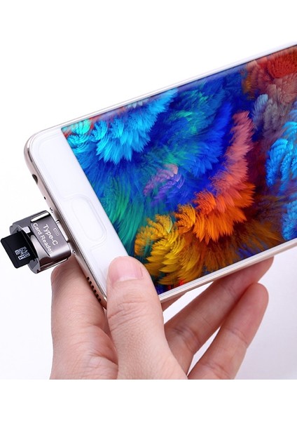 2ın1 Gül Altın 2ın1 Mikro USB Erkek USB Dişi Kablo Cep Telefonu Tip C USB Konektörü Otg Adaptörü Alüminyum Alaşımlı Go Dönüştürücü (Yurt Dışından)