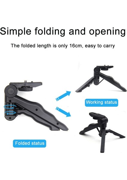 Paket 8 Mamen Mini Telefon/kamera Tripod Monopod Selfie Çubuğu Bluetooth Uzaktan Kumandalıtelefon Için Telefon Tutucu Gopro Dslr Kamera Standı (Yurt Dışından)