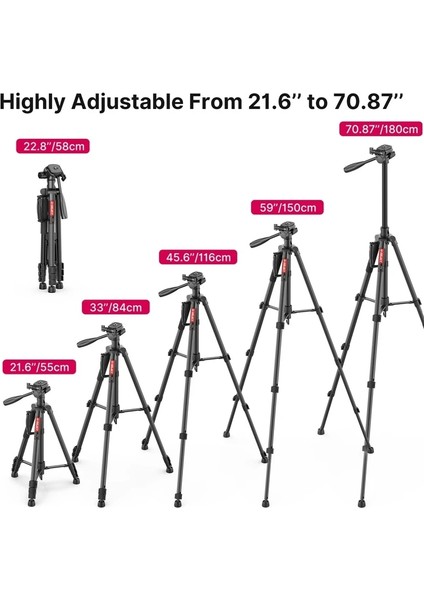 Vt-01 Ulanzi U-Select Vt-01 Video Tripod Sistemi Profesyonel Ağır Hizmet Tripod Monopod Maksimum Yük 3 kg Dslr Kamera Fotoğrafçılığı (Yurt Dışından)