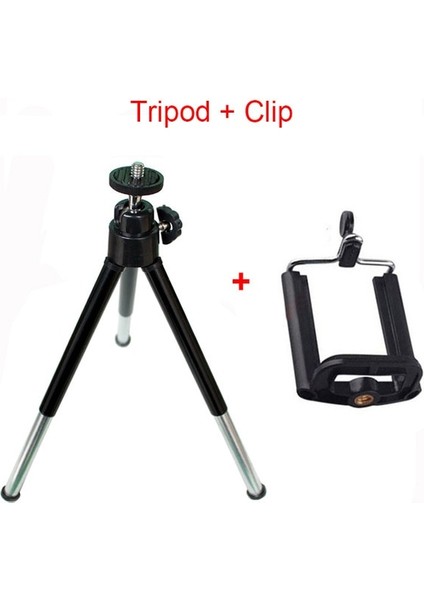 Siyah Klipsli Mini Tripod Telefon Için Işkembe YG300 Projektör Kamera Tripodu iPhone x 8 7 6s Xiaomi Için Samsung Huawei Cep Telefonu Monopod (Yurt Dışından)