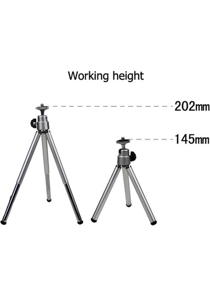 Siyah Klipsli Mini Tripod Telefon Için Işkembe YG300 Projektör Kamera Tripodu iPhone x 8 7 6s Xiaomi Için Samsung Huawei Cep Telefonu Monopod (Yurt Dışından)