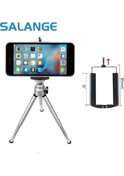 Siyah Klipsli Mini Tripod Telefon Için Işkembe YG300 Projektör Kamera Tripodu iPhone x 8 7 6s Xiaomi Için Samsung Huawei Cep Telefonu Monopod (Yurt Dışından)