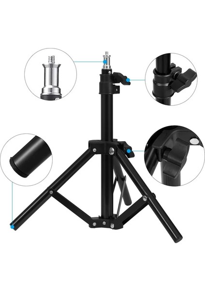 Yeni 70 cm Işık Standı Tripod 1/4 Vida Kafası Fotoğraf Stüdyosu Softbox Video Flaş Şemsiye Reflektör Aydınlatma (Yurt Dışından) fiyatları