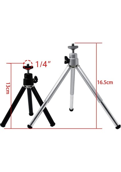 Silver-Mu Masa Tripod Telefon Akıllı Telefon Için Mini Tripod IPhone Için Işkembe Cep Telefonu Tutucu Klip ile Mobil Kamera Tripod Standı (Yurt Dışından) indirimleri