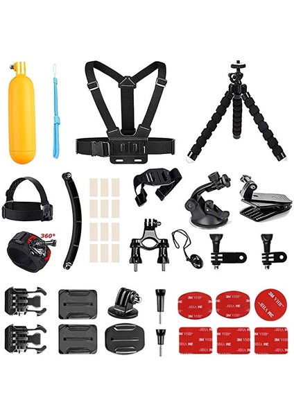 Hiçbir Hediye Kutusu Eylem Kamera Seti Kiti Aksesuarları Gopro Hero 10 9 8 7 6 5 4 Oturum Kamera Kiti Aksesuarları Sjcam Djı Için (Yurt Dışından)