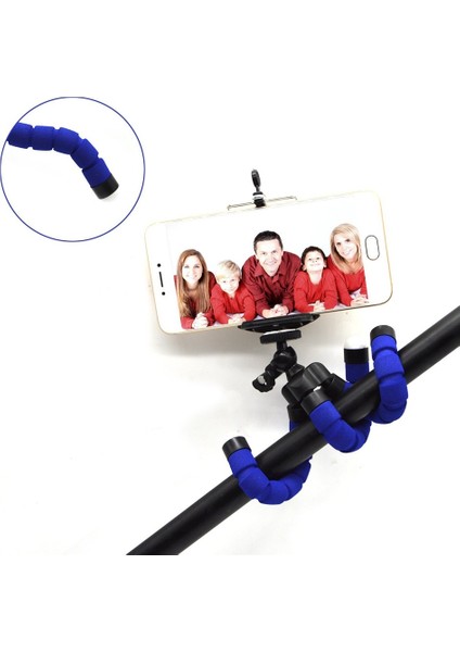 Kırmızı Fghgf Tripod Klip Cep Telefonu Standı Tutucu Standı Esnek Ahtapot Sünger Tripod Braketi Standı Tutucu Mini Esnek Kamera (Yurt Dışından) modelleri