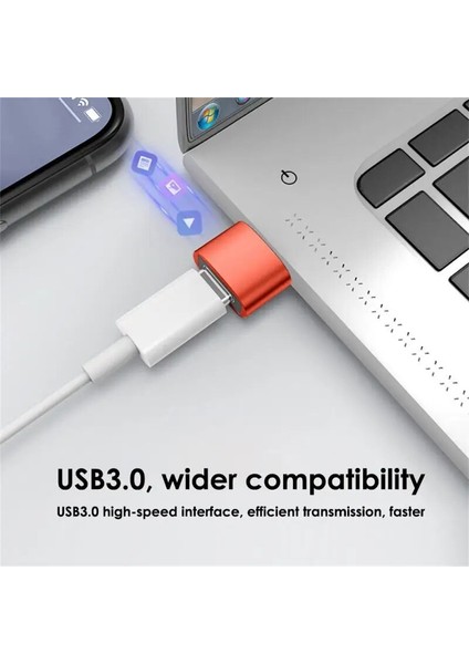 Şerit 1 Adet Ryra Dişi Tip C USB A Erkek Otg Adaptör Macbook Xiaomi Samsung Oneplus Realme Için Usb-C Dönüştürücü Kablo Konnektör Adaptörü (Yurt Dışından)