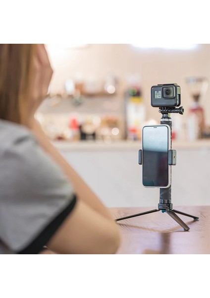 Sadece Selfie Çubuğu Telesın Gopro Hero/djı Osmo ACTION/INSTA360/AKASO Aksiyon Kamera Aksesuarları Için Tripodlu Ultra Hafif Karbon Fiber Selfie Çubuğu (Yurt Dışından) modelleri