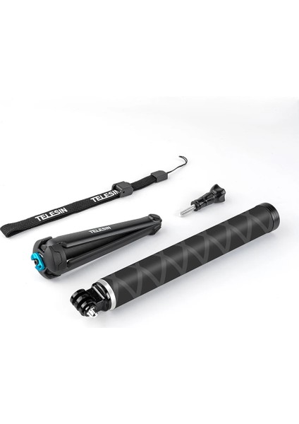 Sadece Selfie Çubuğu Telesın Gopro Hero/djı Osmo ACTION/INSTA360/AKASO Aksiyon Kamera Aksesuarları Için Tripodlu Ultra Hafif Karbon Fiber Selfie Çubuğu (Yurt Dışından) fırsatları