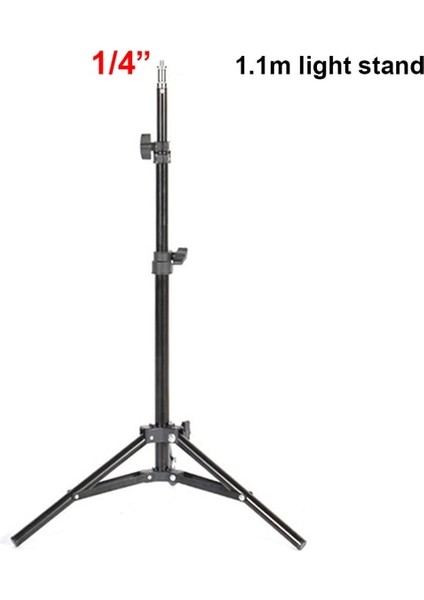 1.1 M Işık Standı Yürüyüş Yolu Fotoğraf Işık Standı Taşınabilir Tripod Softbox Için 1/4 Vida ile LED Halka Işık Telefon Kamera Lazer Seviye Projektör (Yurt Dışından)