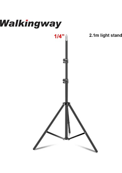 1.1 M Işık Standı Yürüyüş Yolu Fotoğraf Işık Standı Taşınabilir Tripod Softbox Için 1/4 Vida ile LED Halka Işık Telefon Kamera Lazer Seviye Projektör (Yurt Dışından) modelleri