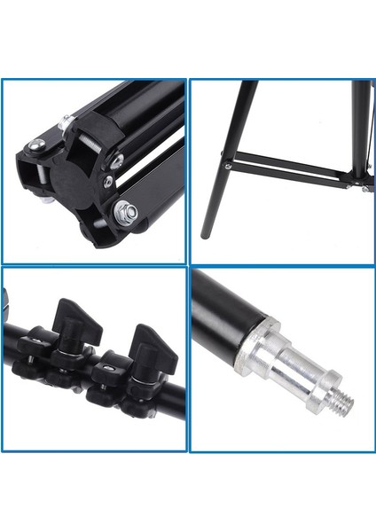 1.1 M Işık Standı Yürüyüş Yolu Fotoğraf Işık Standı Taşınabilir Tripod Softbox Için 1/4 Vida ile LED Halka Işık Telefon Kamera Lazer Seviye Projektör (Yurt Dışından) fırsatları