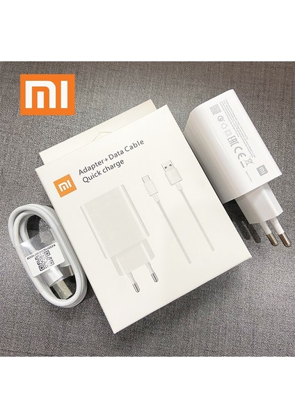 Kablo Xiaomi Hızlı Şarj Cihazı 27W Ab Qc 4.0 Turbo Hızlı Şarj Adaptörü USB Tipi C Kablosu Mi 11 10 9 9t Pro K40 K20 Pro Mi Not 10 Lite (Yurt Dışından) fiyatları